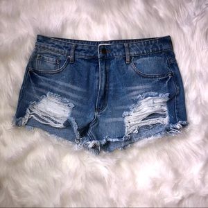 F21 Jean shorts
